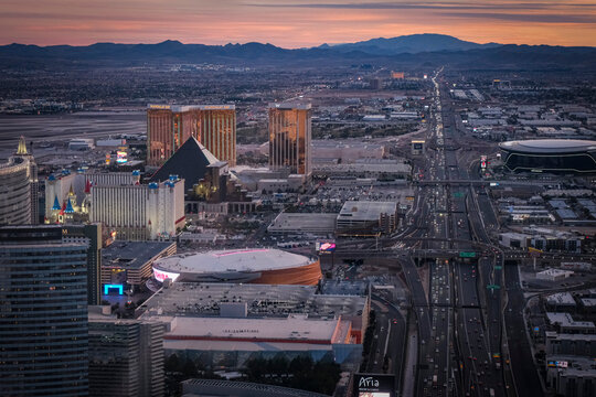 USA - Las Vegas vue du ciel - FM