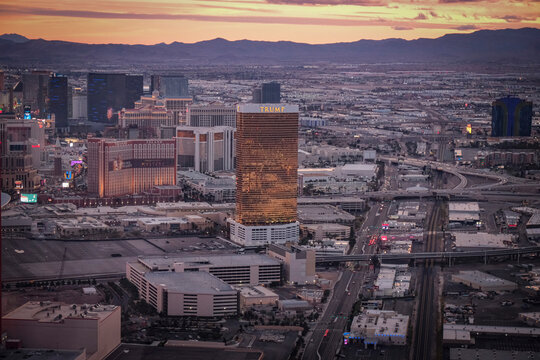 USA - Las Vegas vue du ciel - FM