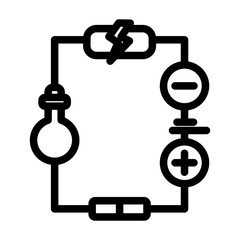 electricity line icon
