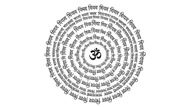 Sanskrit Mantra Circle