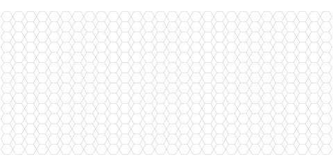 Subtle Light Gray Hexagon Geometric Pattern on White Background