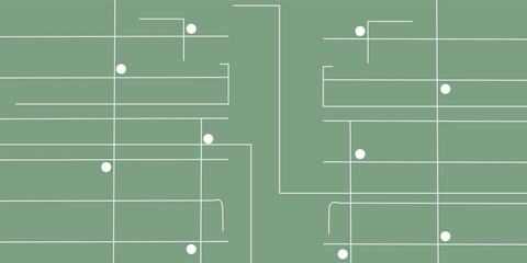 Mid Century Linen Seamless Pattern with Lines and Dots