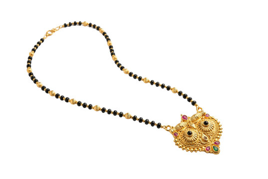 Indian gold Mangalsutra necklace