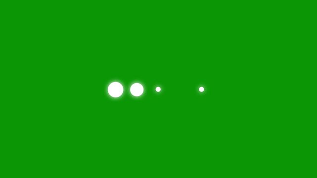 Circles and line art animation, Loding round shape motion icon, load game data, Loding round shape animation, Technology icon motion graphic, Icon motion element, on a green background. 4k video
