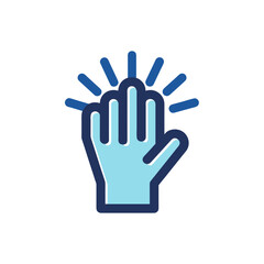 Obraz premium Hands together in unity isolated on transparent background