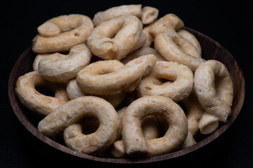 Beautiful and simple still life of fennel tarallini