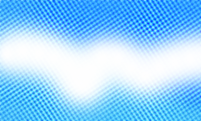 Minimal Soft Blue Halftone Dots Pattern Isolated on Transparent Background