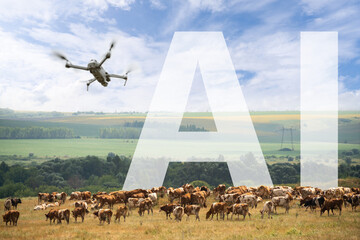 Using artificial intelligence in precision agriculture. Smart farming concept