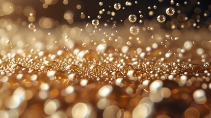 golden christmas lights