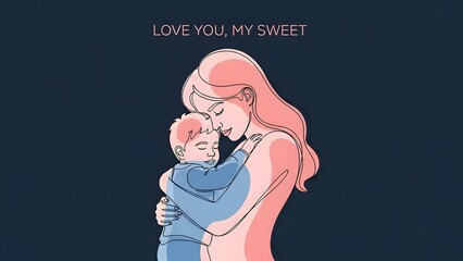 A mother's love a woman holding a baby close