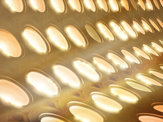 Dramatic warm light projectors abstract background