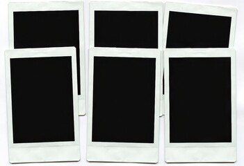 Collection of Blank Photo Frames Ready for Customization and Personalization