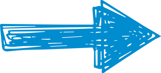 Arrow Scribble Doodle Icon