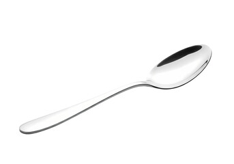 Sleek silver spoon adds elegance to dining concepts