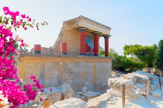 Knossos palace at Crete, Greece