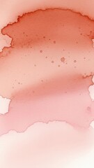 Obraz premium Watercolor Paint Texture Background Coral Pink