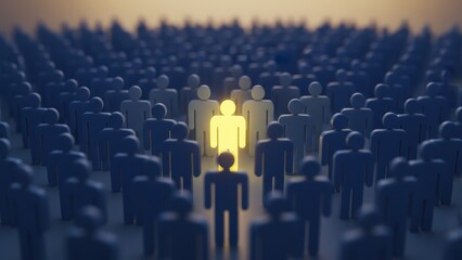 Fototapeta premium Effective Candidate Selection in Corporate Human Resource Management