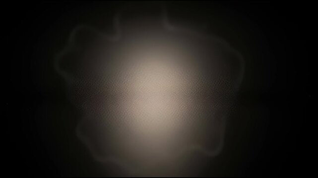 Abstract light and shadow illustration with wavy lines and dimmed center