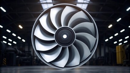 Cooling Fan Blades with Smooth Aerodynamic Curves