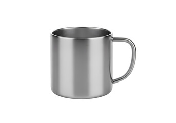 Sleek stainless steel mug to keep your coffee warm