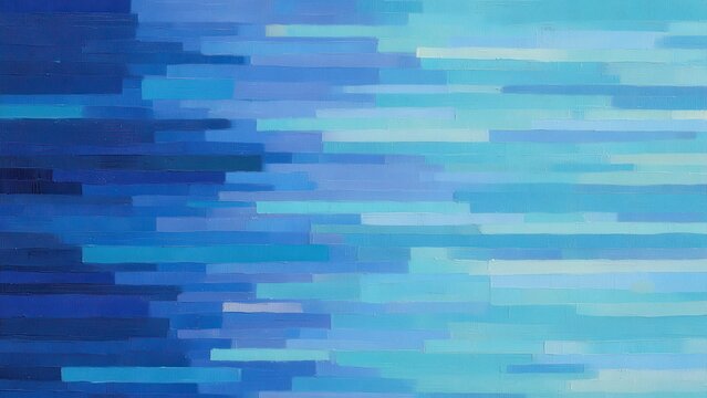 横方向に広がるデータ抽象アート ブルー背景素材