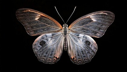 Butterfly Elegance: A delicate butterfly, showcasing intricate wing patterns against a dark backdrop, is a perfect illustration of natural beauty.