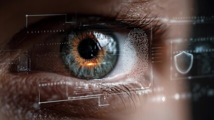 Exploring biometric identification using eye scanning technology in a digital security setting - Powered by Adobe