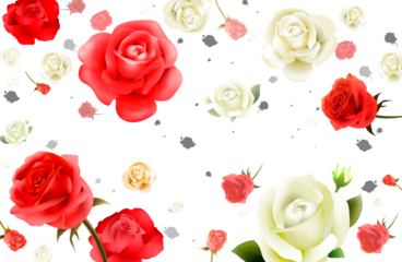 seamless pattern with roses