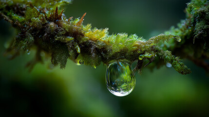A drop of dew.