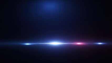 Gradient background with bright horizontal streaks of blue and red light