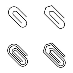 Obraz premium Paper Clip Icons