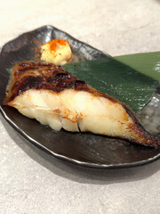 香ばしく焼き上げた銀鱈の西京焼き