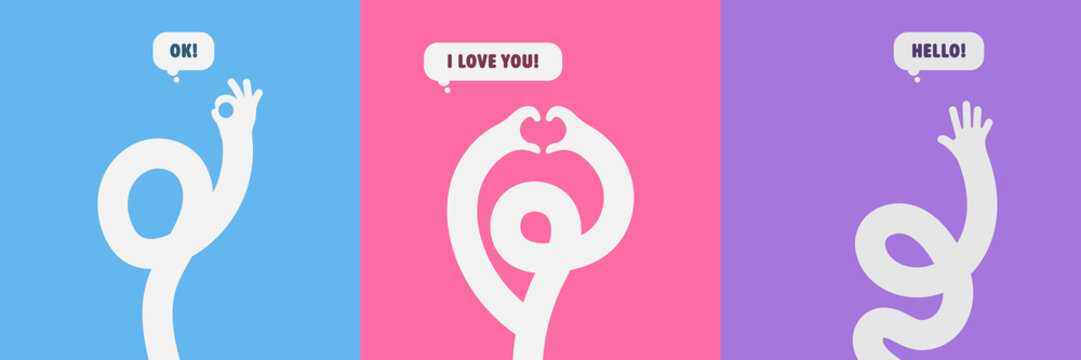 Vibrant abstract poster with Playful wavy hand illustrations and flowing shapes in warm colors featuring colorful, fluid wavy lines for a dynamic, modern feel, creative motivational design typography 