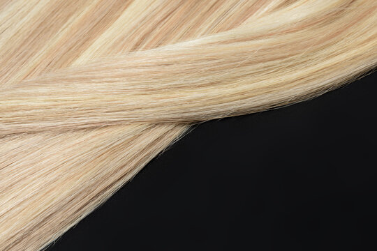 clip in straight brown mix blonde human hair extensions