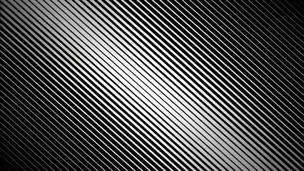 Obraz premium Simple black and white line art background