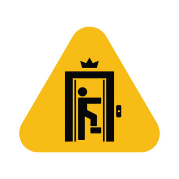 Caution Low headroom watch your head danger of impact possible