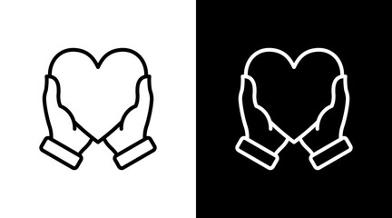 Mental Wellness  White Icon Set Design