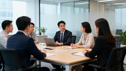 Fototapeta premium Business meeting in conference room