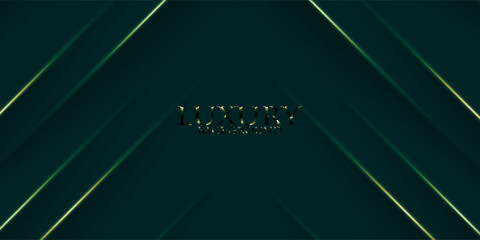 luxury abstract dark green background vector design