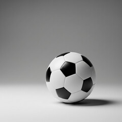 black soccer ball