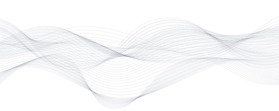 Abstract waveform line pattern with flowing blue curves on blue background - Powered by Adobe