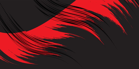 Background, contrast red and black color abstract template for business design. Technology style. You can use it for advertising, sports posters, templates, business presentations. Vector illustration