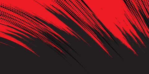Background, contrast red and black color abstract template for business design. Technology style. You can use it for advertising, sports posters, templates, business presentations. Vector illustration