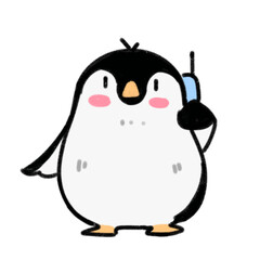 Fototapeta premium Cute Penguin Cartoon Character Illustration Set
