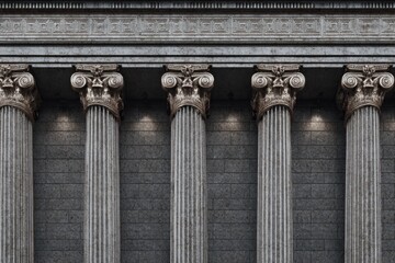Elegant Stone Columns and Ancient Greek Architecture for Grand Impression