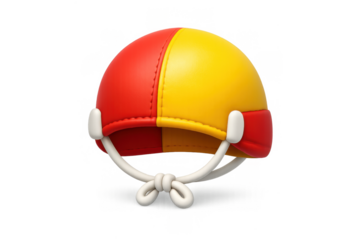 Bright lifesaving cap icon design for safety awareness and education