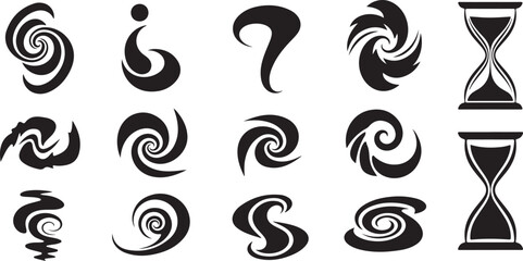 Obraz premium Islamic calligraphy symbols and question mark with hourglass vector illustration flat design set