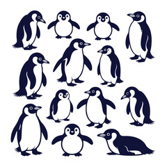 Obraz premium penguin silhouette silhouette penguin, penguin silhouette clipart cute penguin silhouette emperor penguin silhouette penguin silhouette free 