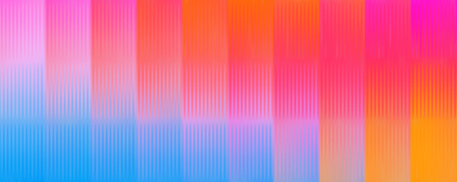 Colorful frosted ribbed glass texture background