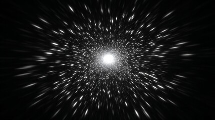 Obraz premium Abstract image of a bright light emitting rays, symbolizing energy and space